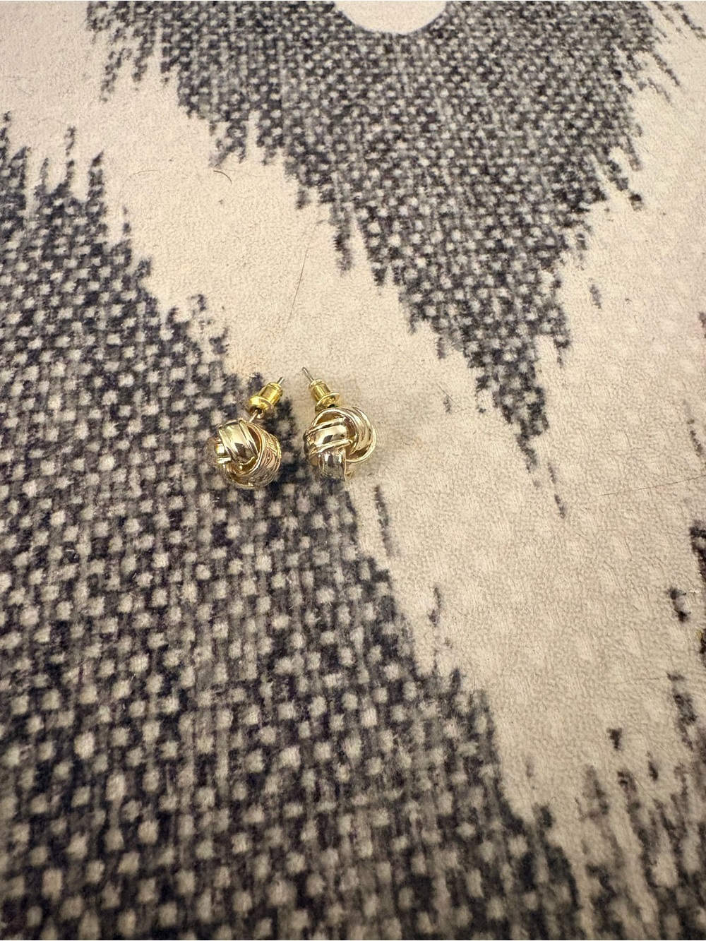 Classic Gold Knot Stud Earrings for Women
